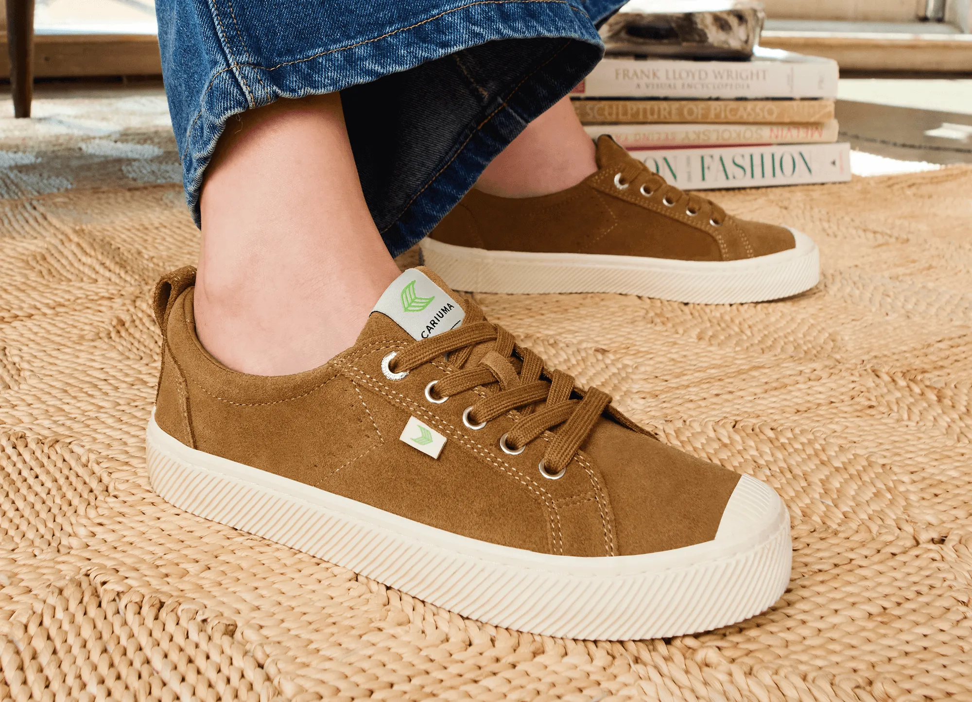OCA Low Blue Mirage Suede Sneaker