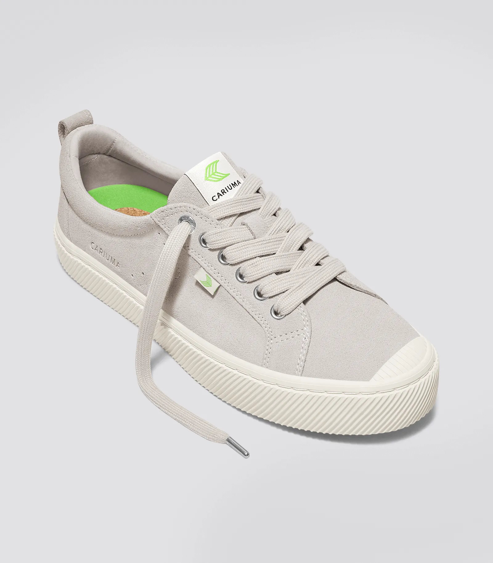 OCA Low Vintage White Suede Sneaker