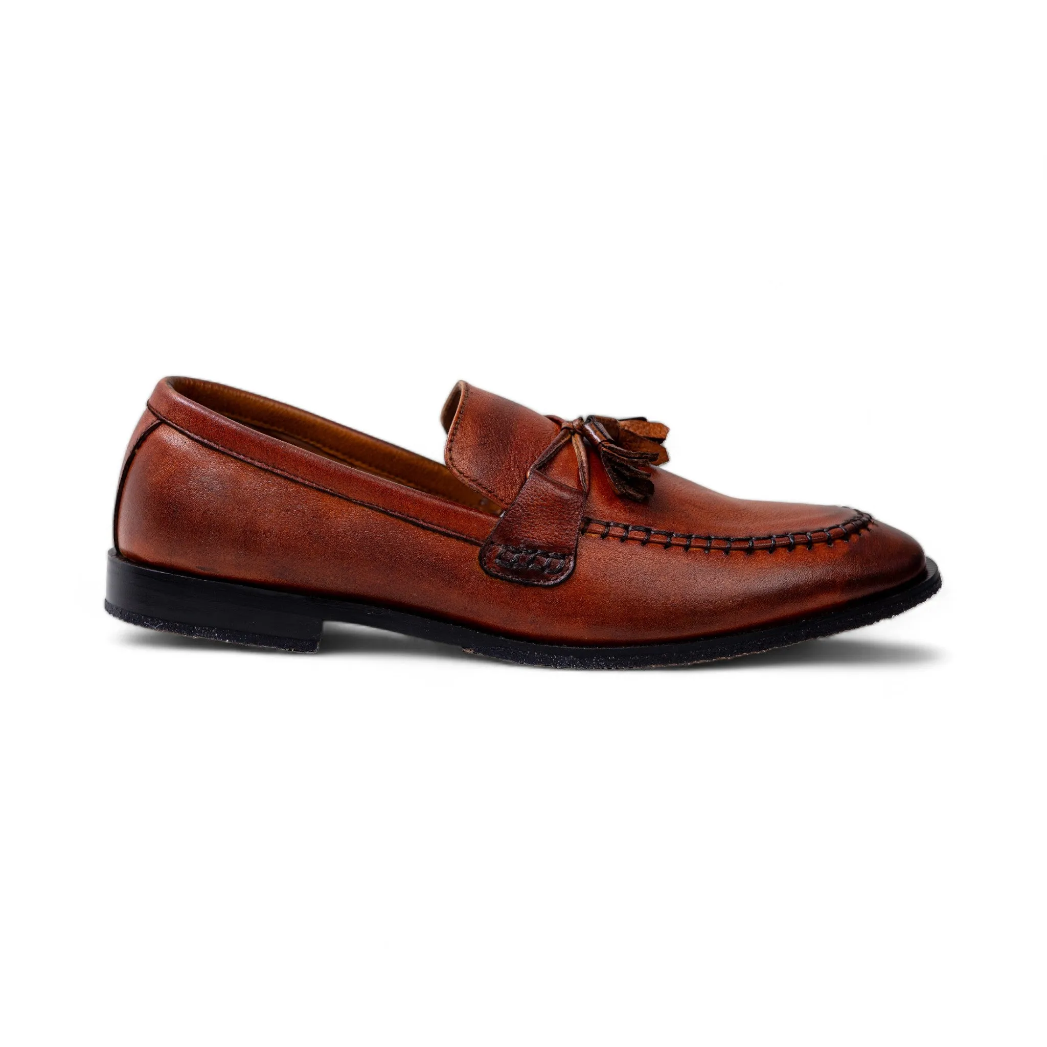 OK-4016 Stitched Tussle Leather Shoe