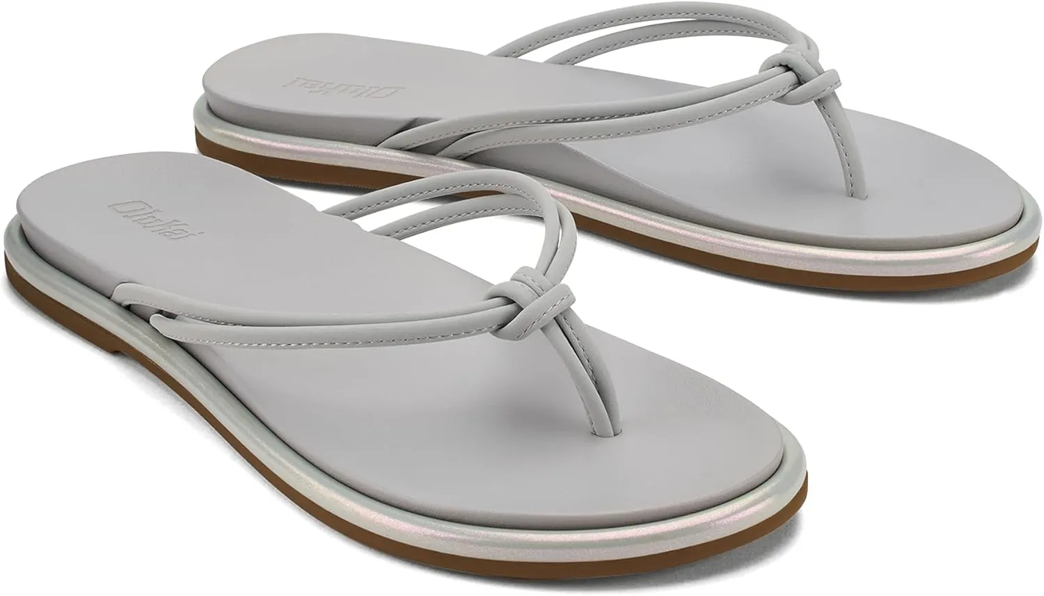 OLUKAI Aka Women's Beach Sandals, Water-Friendly Flip-Flop Slides, All-Day Comfort & Support, Stylish & Vibrant Colors