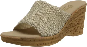 Onex Women's Bianca-2 Sandal,Natural Straw,39 EU (US Women's 9 M)