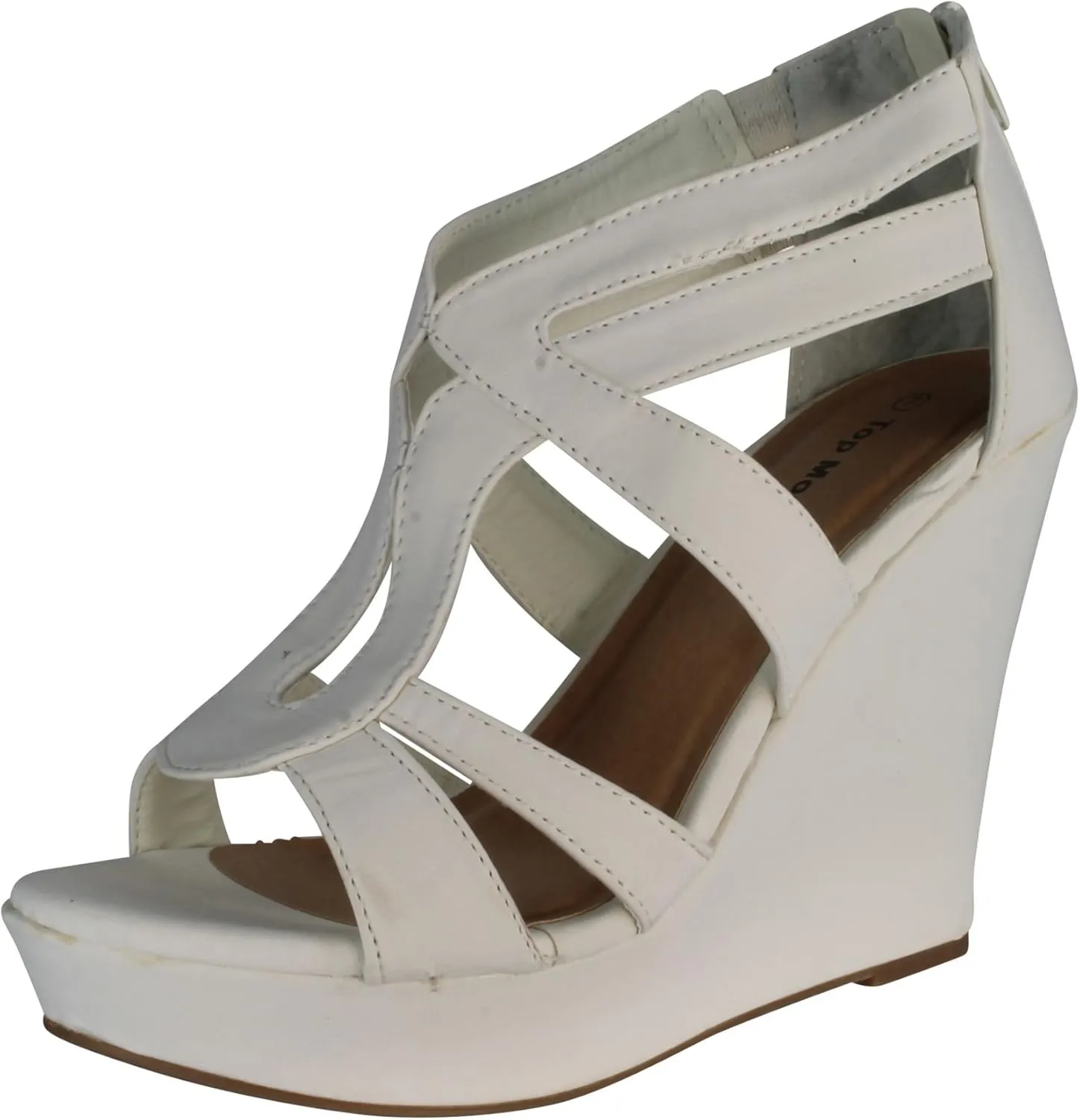 Over The Toe Cross Strap Block Heel Open Toe Dress Sandal
