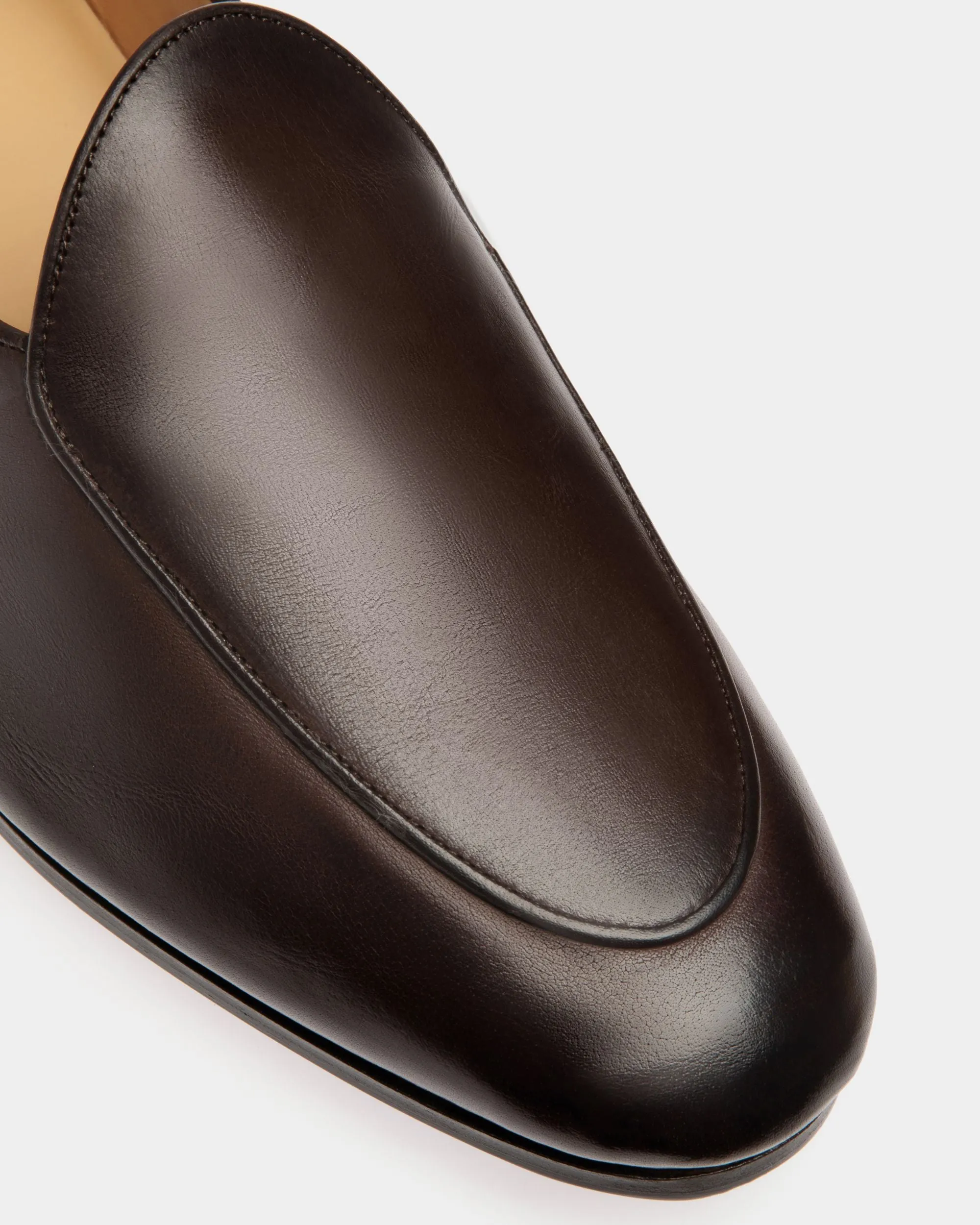 Plume Loafer in Ebony Leather