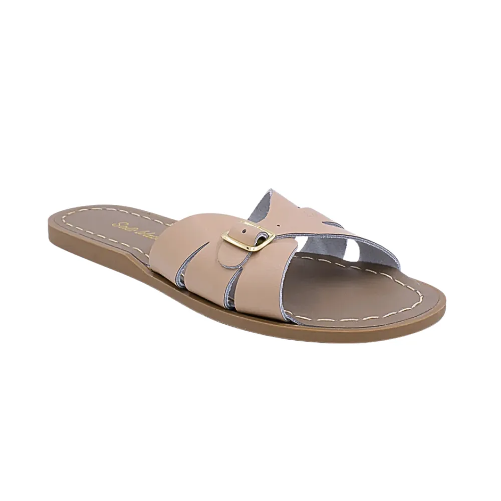[Pre-order]  Salt Water Classic Slides, Latte