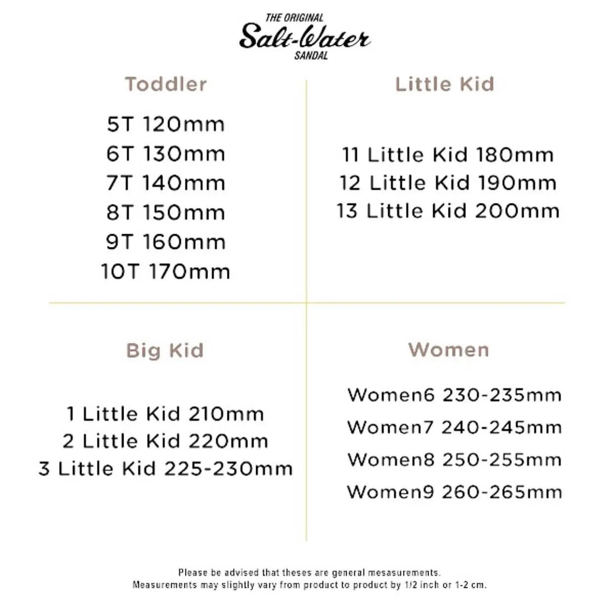 [Pre-order]  Salt Water Kids Original Sandal, Black