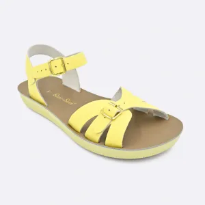 [Pre-order] Salt Water Sun Boardwalk Mom Sandal, Butter Yellow
