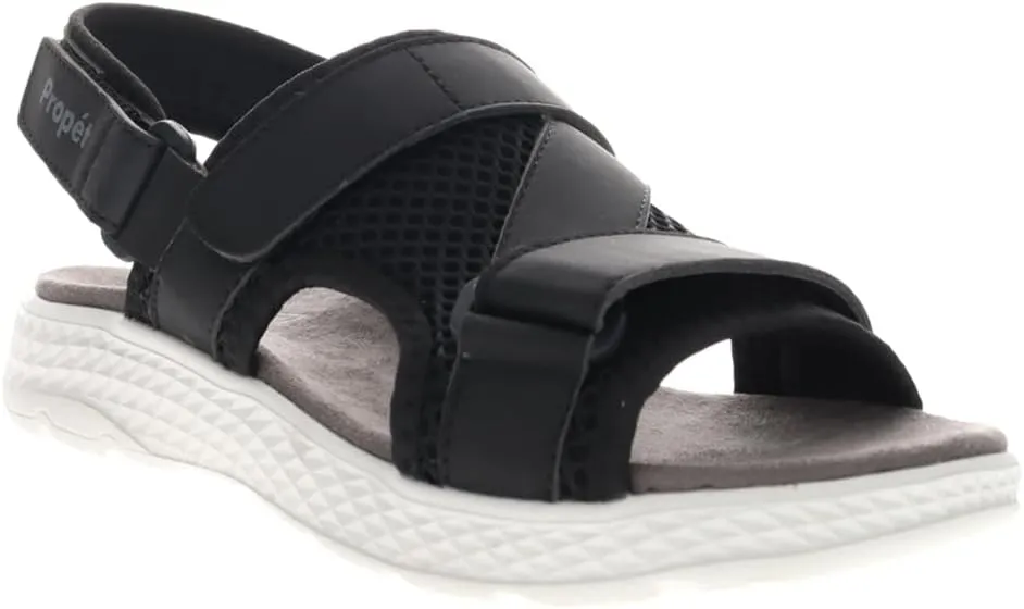 Propet Womens Travelactiv Sport Sling Back Strappy Casual Sandals Casual Low Heel 1-2" - Blue