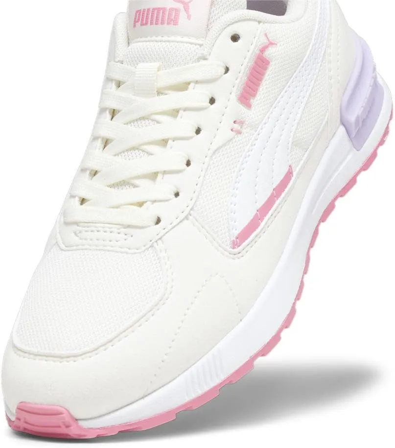 PUMA Unisex-Child Shoes Graviton Sneaker, Warm White-Strawberry Burst, 4 US Big Kid