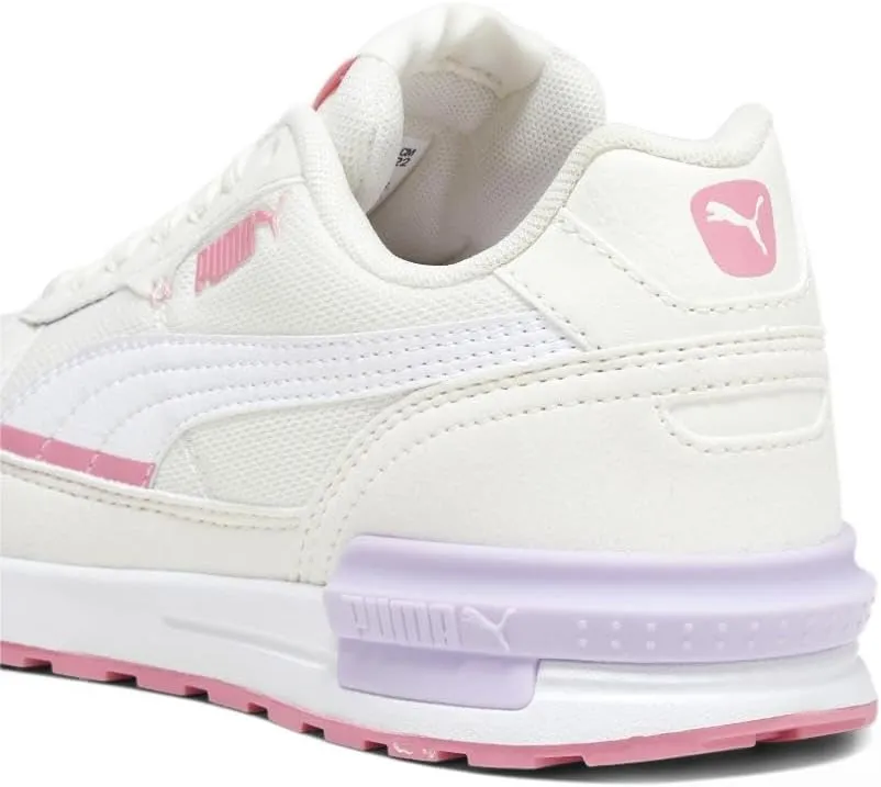 PUMA Unisex-Child Shoes Graviton Sneaker, Warm White-Strawberry Burst, 4 US Big Kid