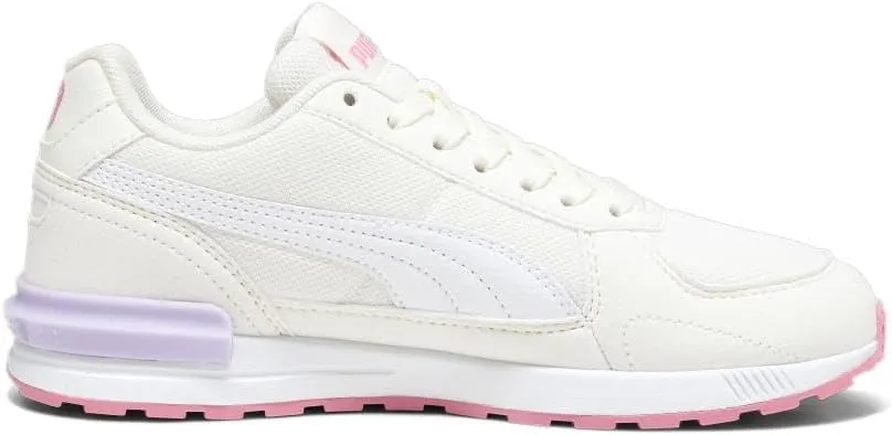 PUMA Unisex-Child Shoes Graviton Sneaker, Warm White-Strawberry Burst, 4 US Big Kid