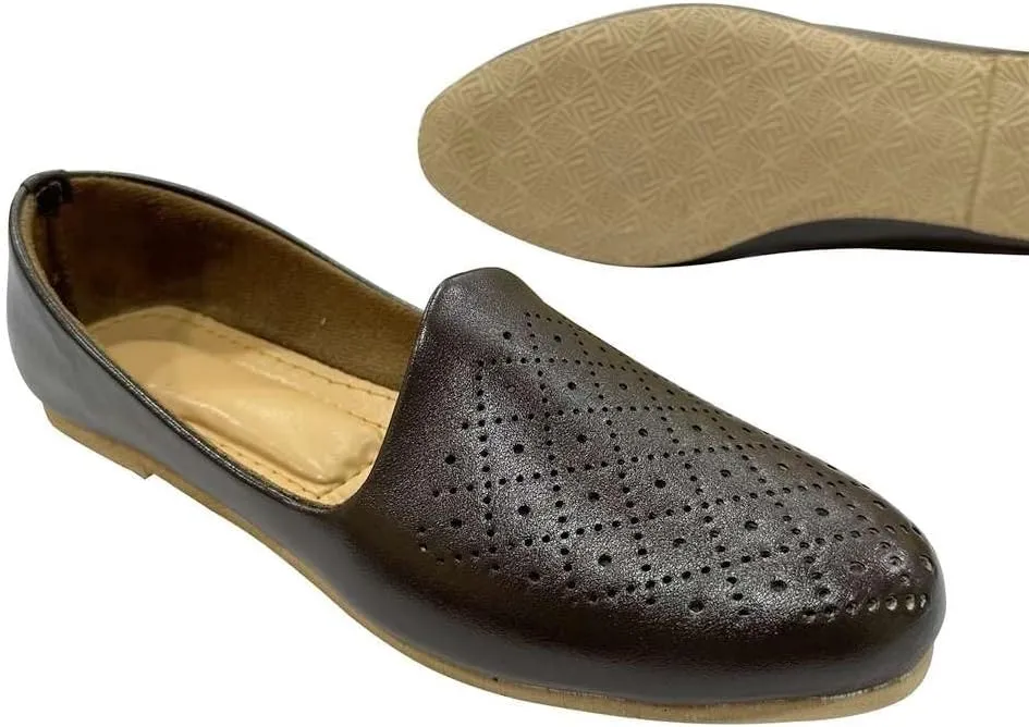 Punjabi Mojaris Mens Shoes Cream Wedding for Groom,Traditional Indian Footwear Ethnic Peshawari Slippers