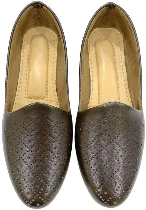 Punjabi Mojaris Mens Shoes Cream Wedding for Groom,Traditional Indian Footwear Ethnic Peshawari Slippers