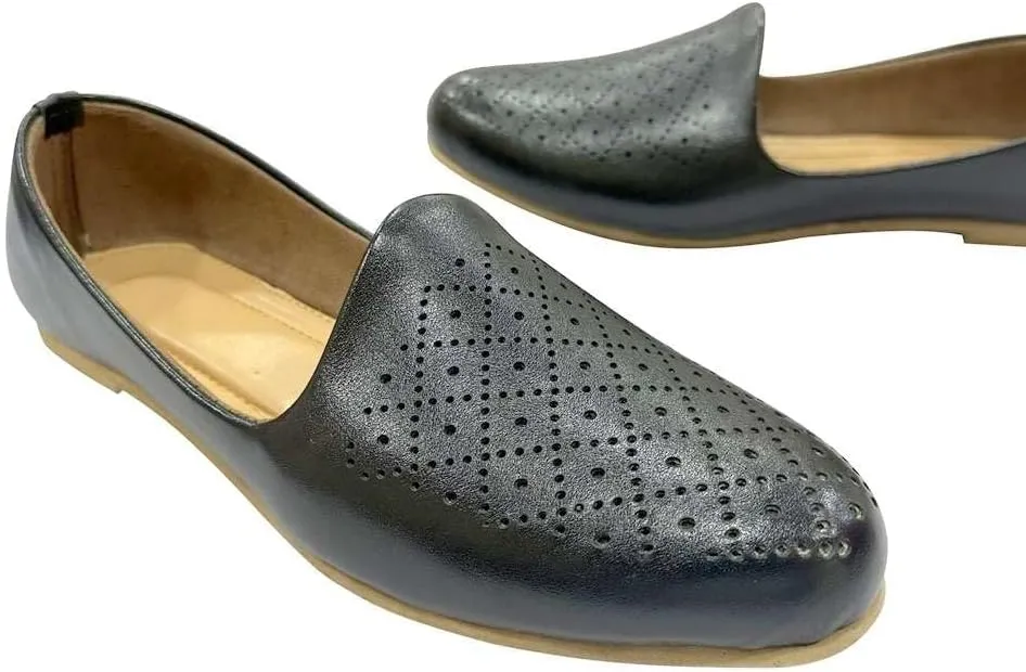 Punjabi Mojaris Mens Shoes Cream Wedding for Groom,Traditional Indian Footwear Ethnic Peshawari Slippers