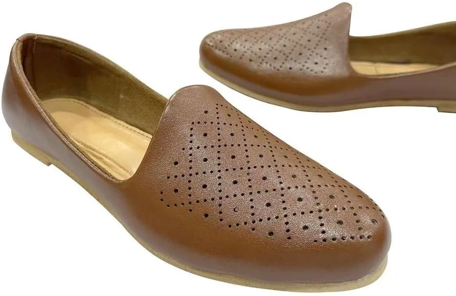 Punjabi Mojaris Mens Shoes Cream Wedding for Groom,Traditional Indian Footwear Ethnic Peshawari Slippers