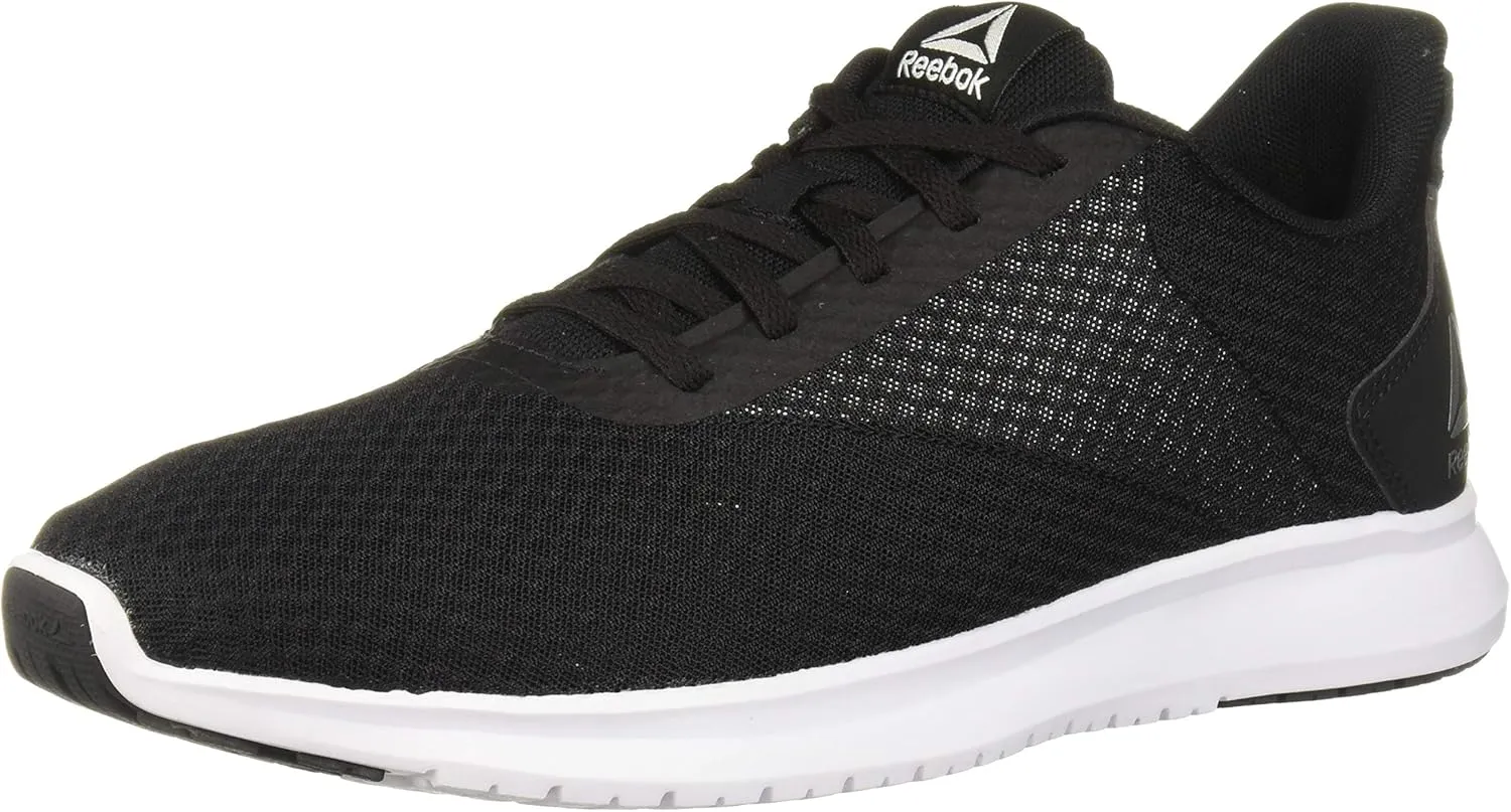 Reebok Men's Instalite Lux Running Shoe, Black/White/red, 7.5 M US
