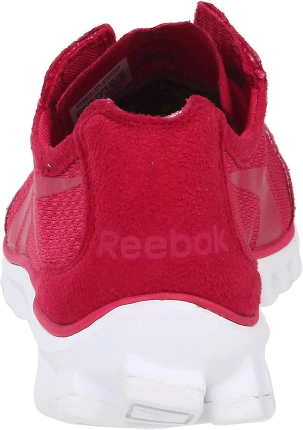 Reebok Womens Realflex Running Shoe, Black/Carbon/White, 10.5