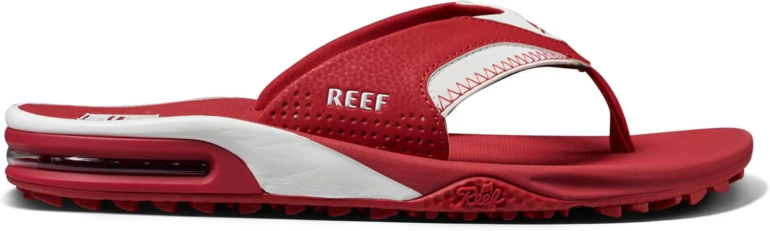 REEF Fanning Pregame Men's Bottle Opener Flip Flop, Arch Support, Durable Outsole, Water Friendly