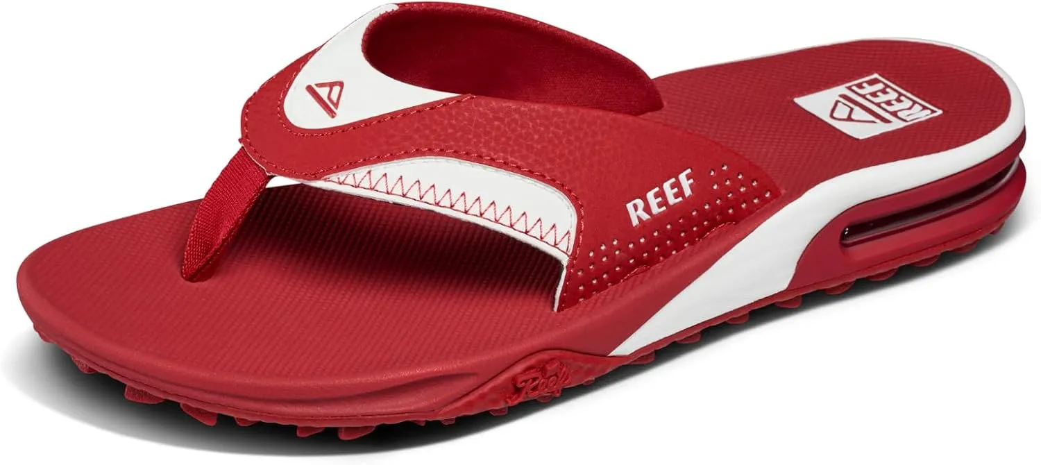REEF Fanning Pregame Men's Bottle Opener Flip Flop, Arch Support, Durable Outsole, Water Friendly