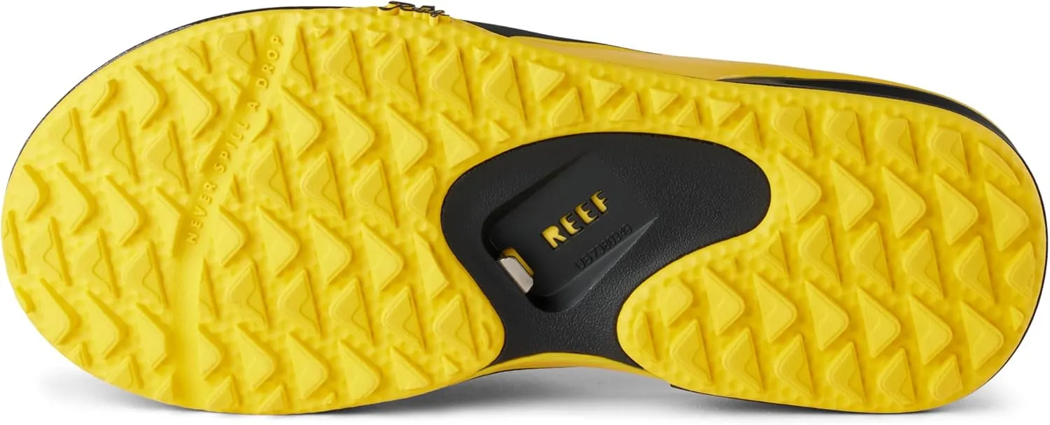 REEF Fanning Pregame Men's Bottle Opener Flip Flop, Arch Support, Durable Outsole, Water Friendly