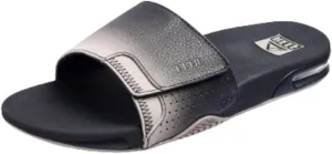 REEF Fanning Slide Men's Bottle Opener Sandal, Arch Support, Durable Outsole, Water Friendly