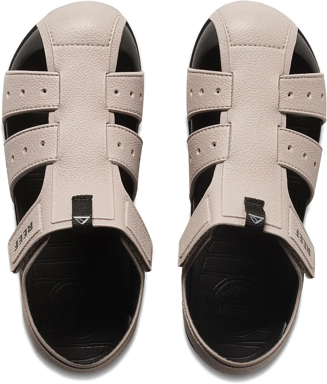 REEF Kids' Water Beachy Fisherman Sandal, Water Friendly, Adjustable Velcro Strap, Closed Toe