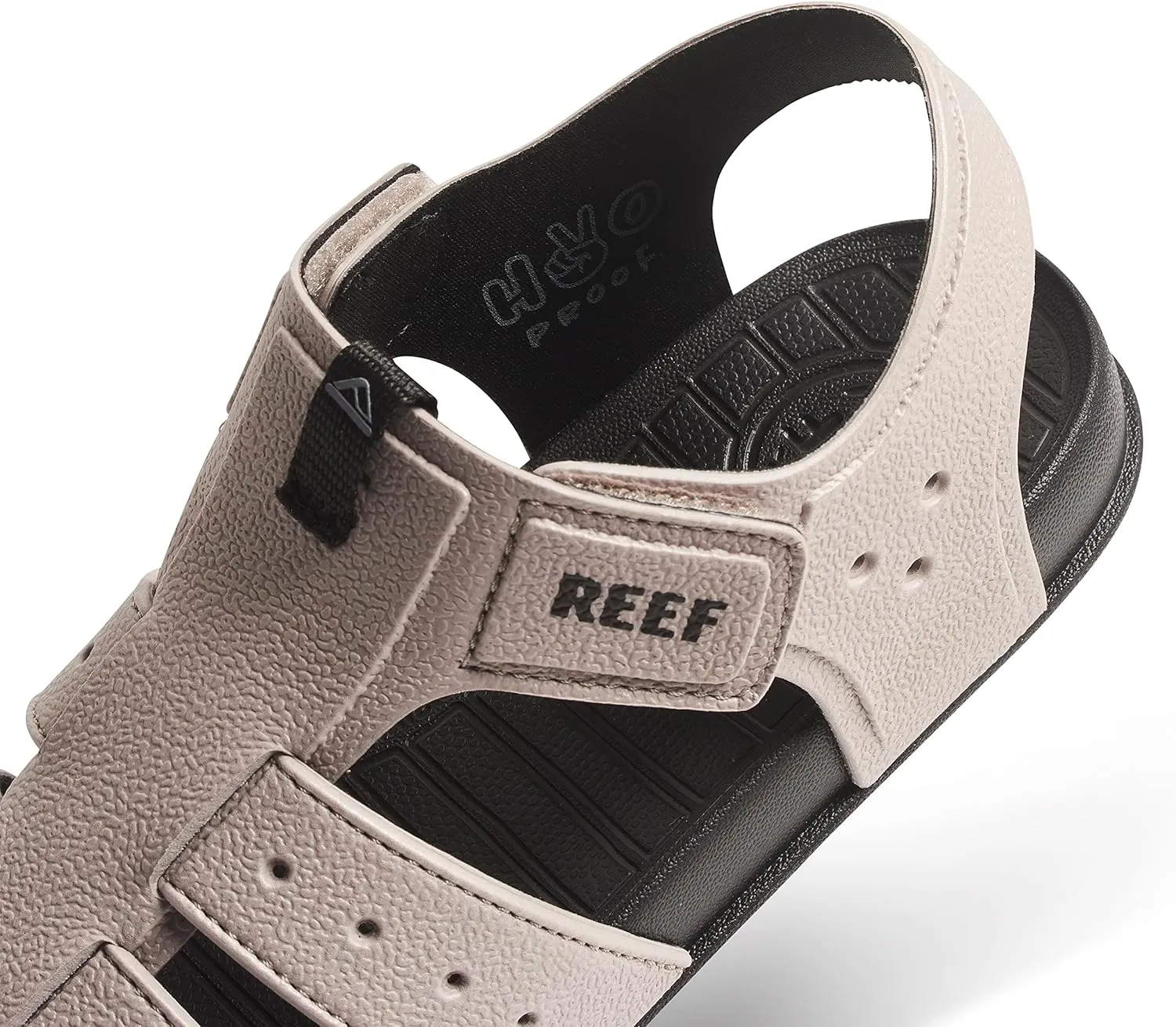REEF Kids' Water Beachy Fisherman Sandal, Water Friendly, Adjustable Velcro Strap, Closed Toe