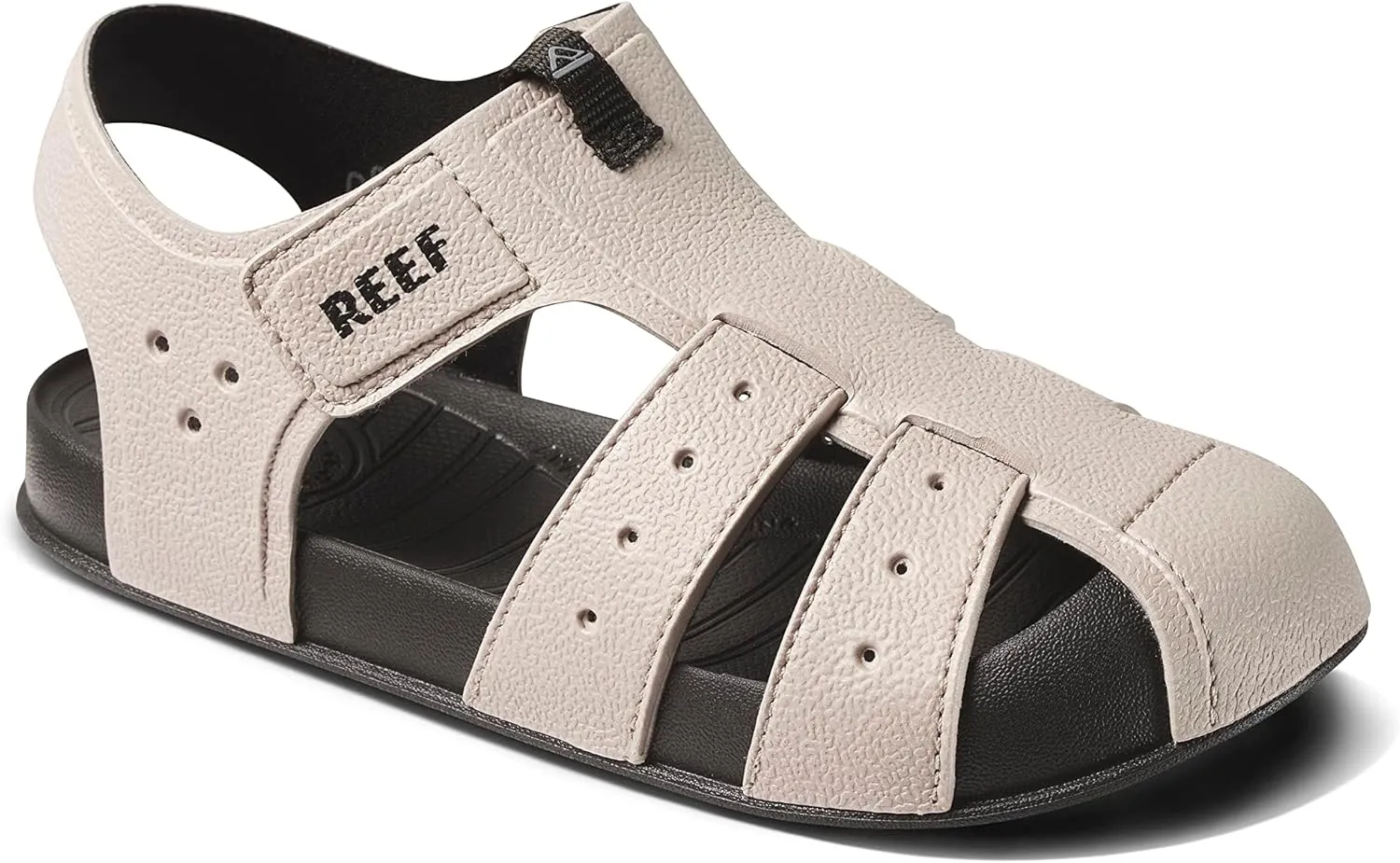 REEF Kids' Water Beachy Fisherman Sandal, Water Friendly, Adjustable Velcro Strap, Closed Toe