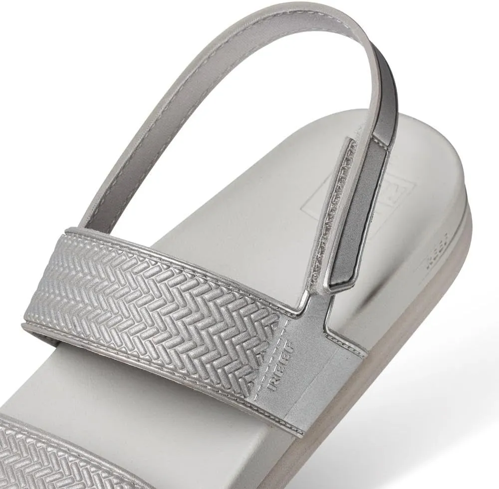 REEF Kids' Water Vista Platform Sandal, Water Friendly, Adjustable Velcro Strap