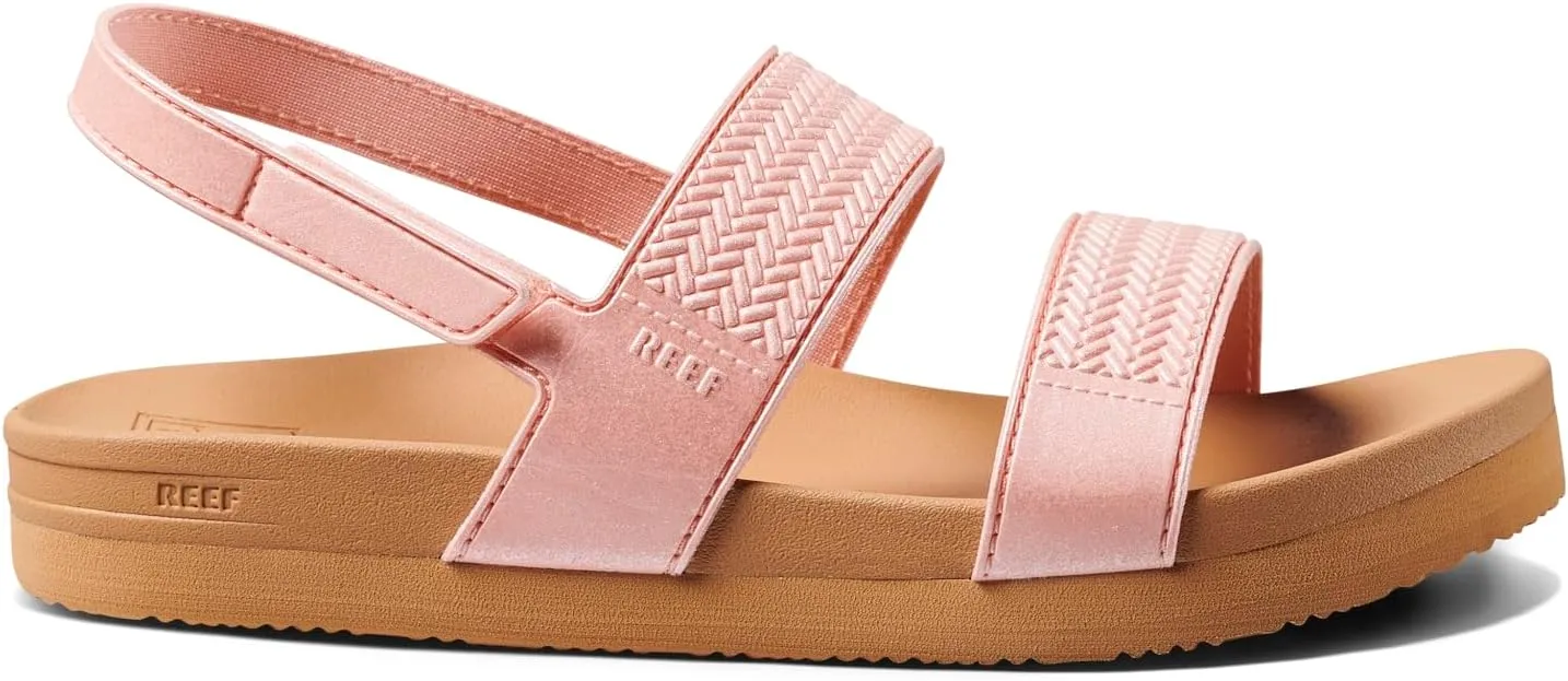 REEF Kids' Water Vista Platform Sandal, Water Friendly, Adjustable Velcro Strap