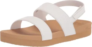 REEF Kids' Water Vista Platform Sandal, Water Friendly, Adjustable Velcro Strap