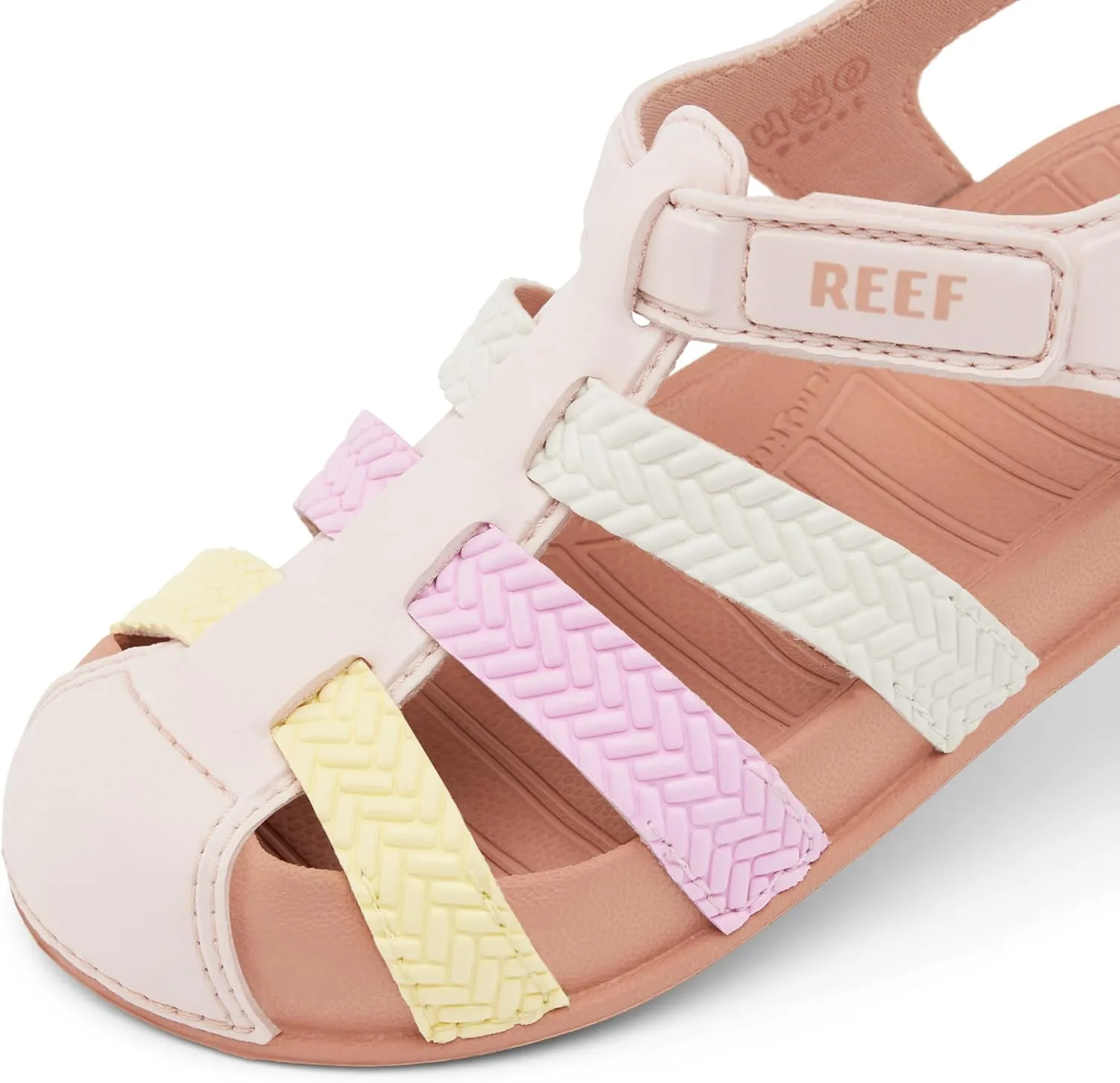 REEF Toddler/Little Kid Water Beachy Fisherman Sandal, Water Friendly, Adjustable Velcro Strap, Closed Toe