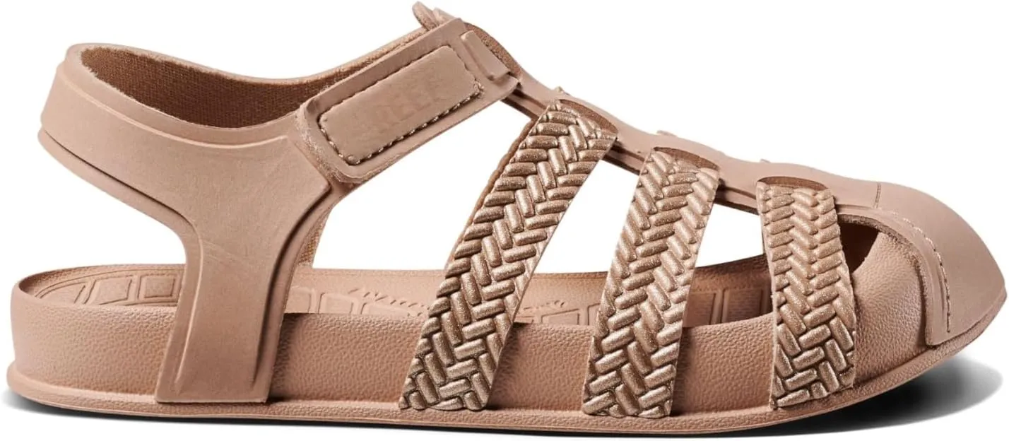 REEF Toddler/Little Kid Water Beachy Fisherman Sandal, Water Friendly, Adjustable Velcro Strap, Closed Toe