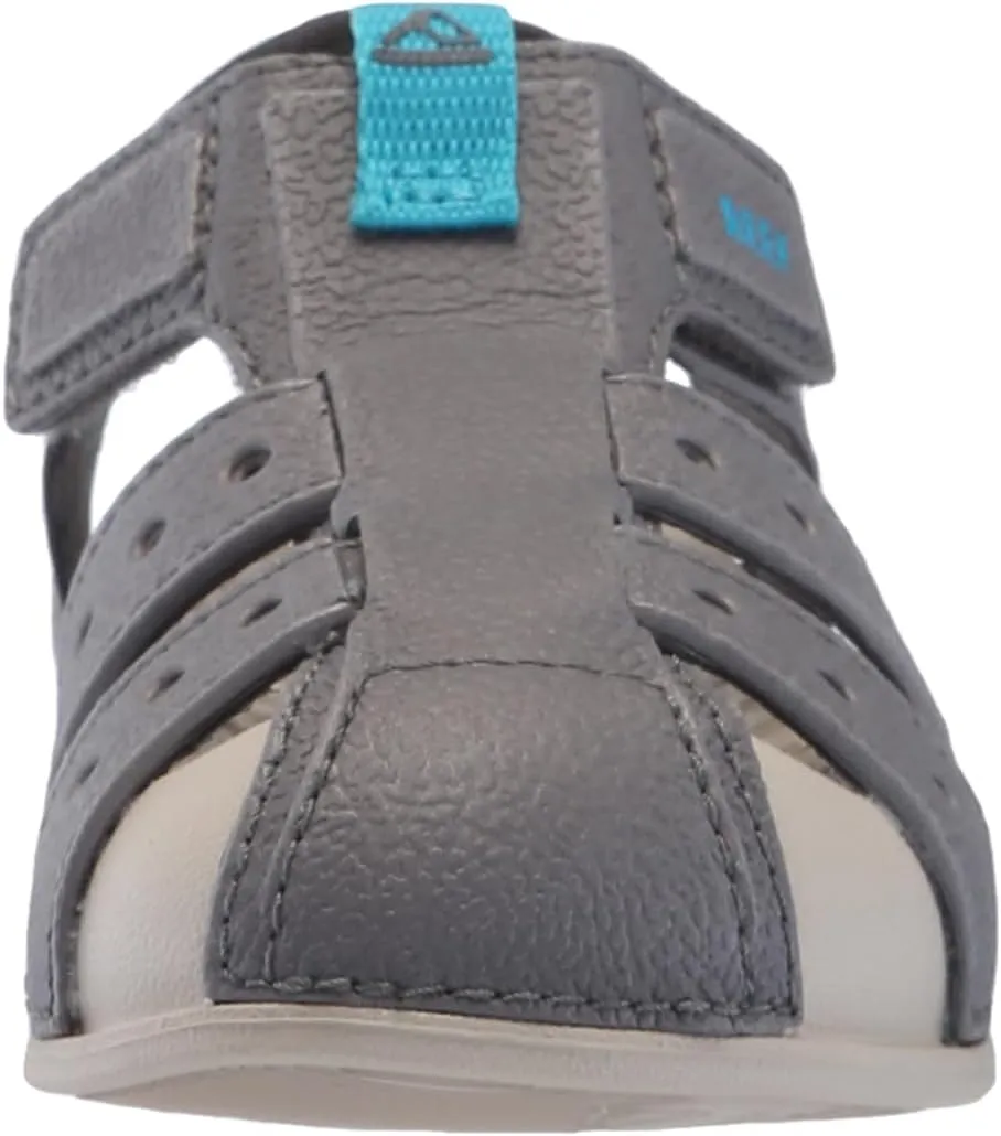 REEF Toddler/Little Kid Water Beachy Fisherman Sandal, Water Friendly, Adjustable Velcro Strap, Closed Toe