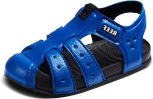 REEF Toddler/Little Kid Water Beachy Fisherman Sandal, Water Friendly, Adjustable Velcro Strap, Closed Toe