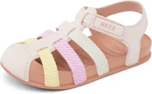 REEF Toddler/Little Kid Water Beachy Fisherman Sandal, Water Friendly, Adjustable Velcro Strap, Closed Toe