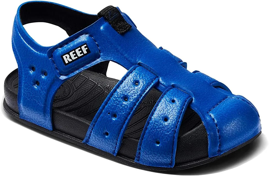 REEF Toddler/Little Kid Water Beachy Fisherman Sandal, Water Friendly, Adjustable Velcro Strap, Closed Toe