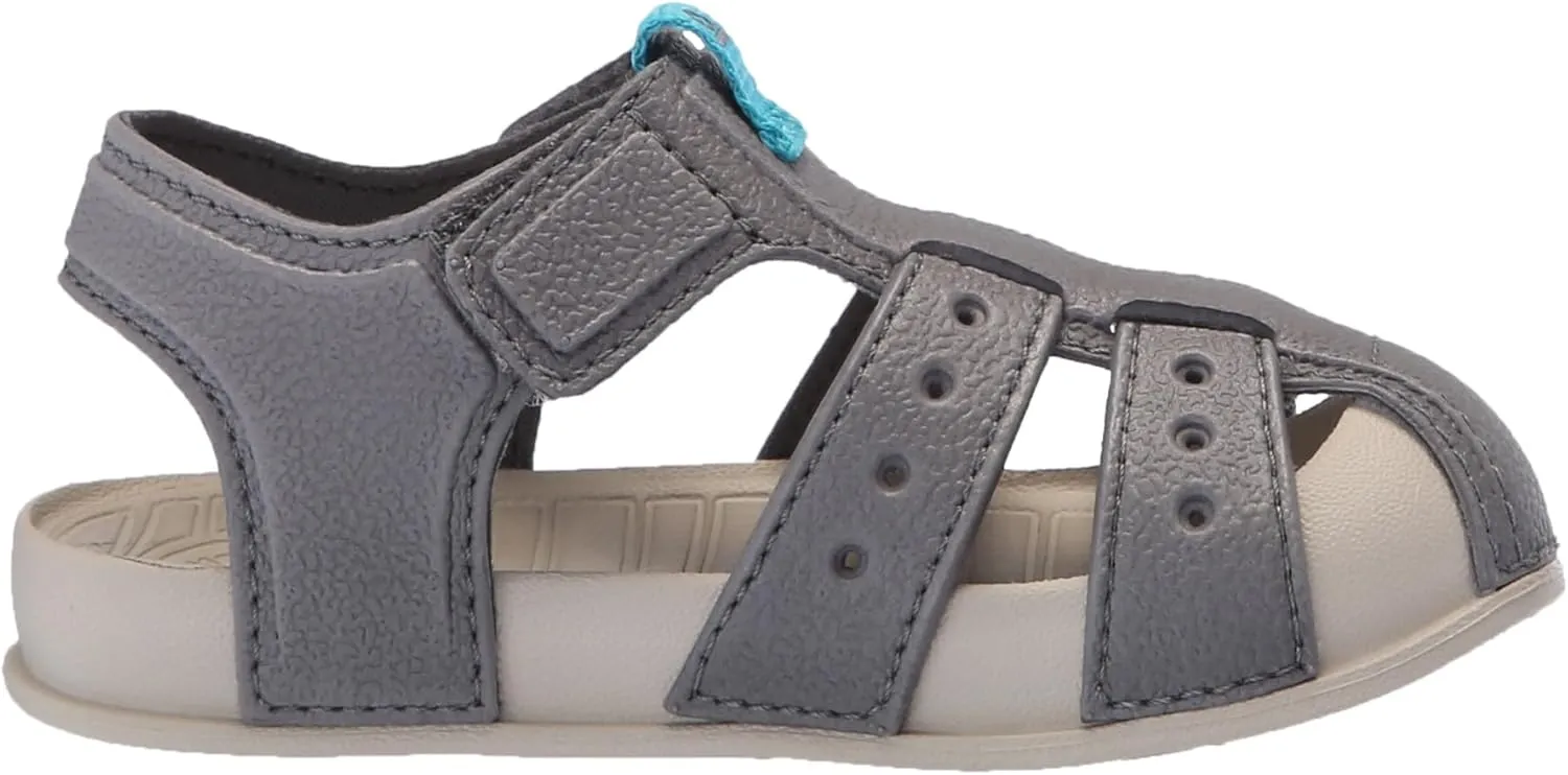 REEF Toddler/Little Kid Water Beachy Fisherman Sandal, Water Friendly, Adjustable Velcro Strap, Closed Toe