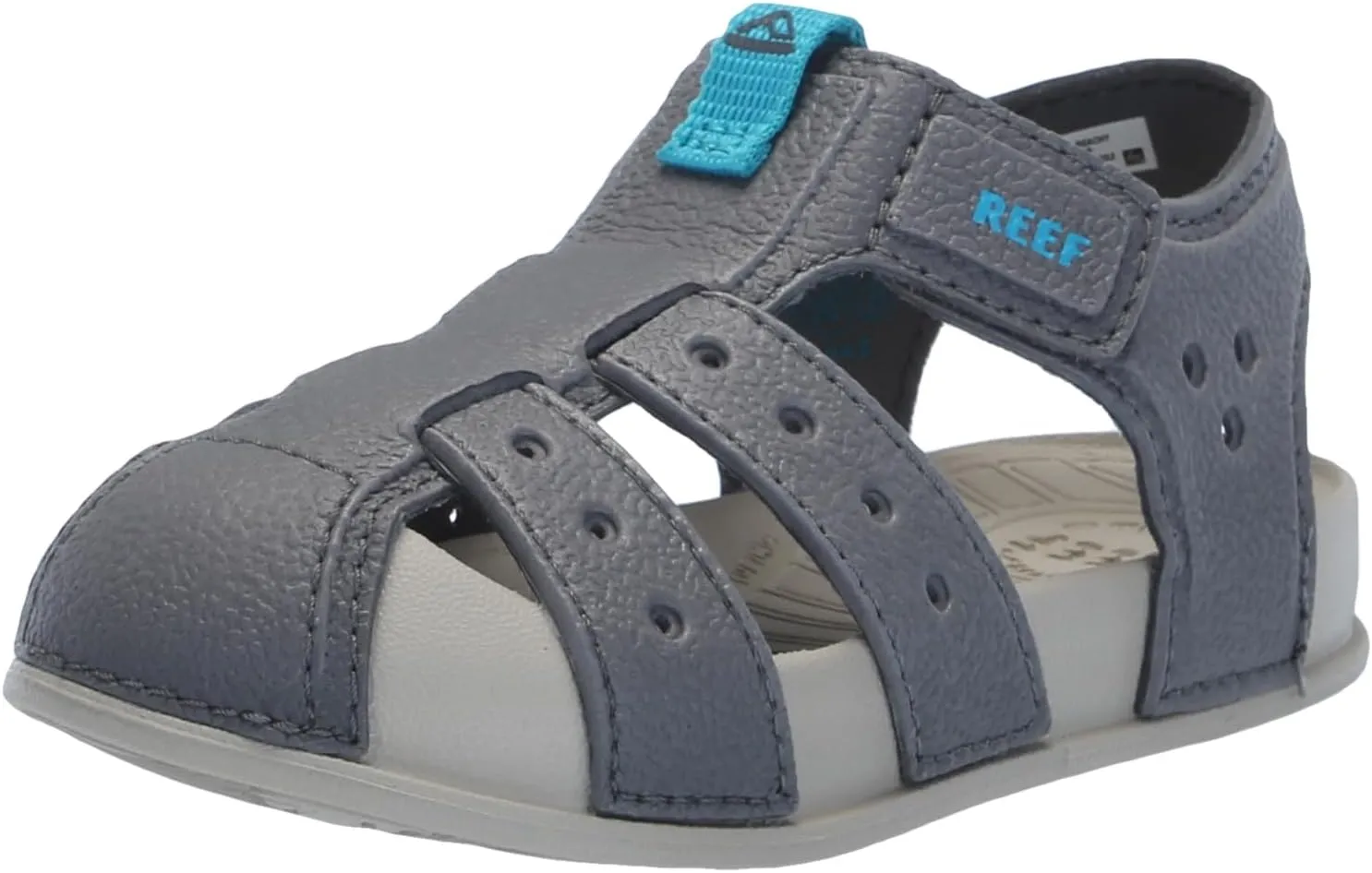 REEF Toddler/Little Kid Water Beachy Fisherman Sandal, Water Friendly, Adjustable Velcro Strap, Closed Toe