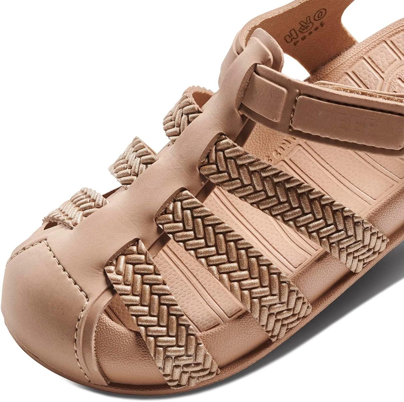 REEF Toddler/Little Kid Water Beachy Fisherman Sandal, Water Friendly, Adjustable Velcro Strap, Closed Toe