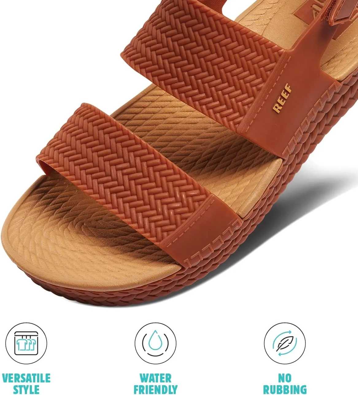 REEF Water Vista Higher Women's Platform Sandal - Adjustable Velcro Strap