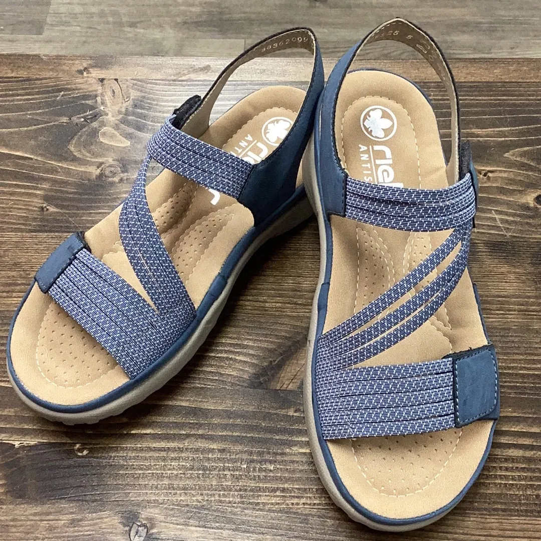 Rieker 64870 Velcro Strap Sandal