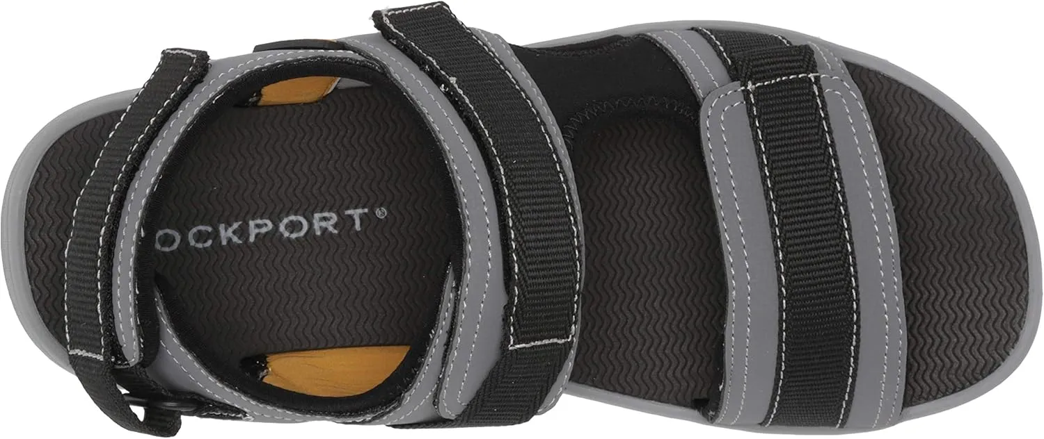Rockport Men's Lucky Bay Sport 3 Strap Sandal