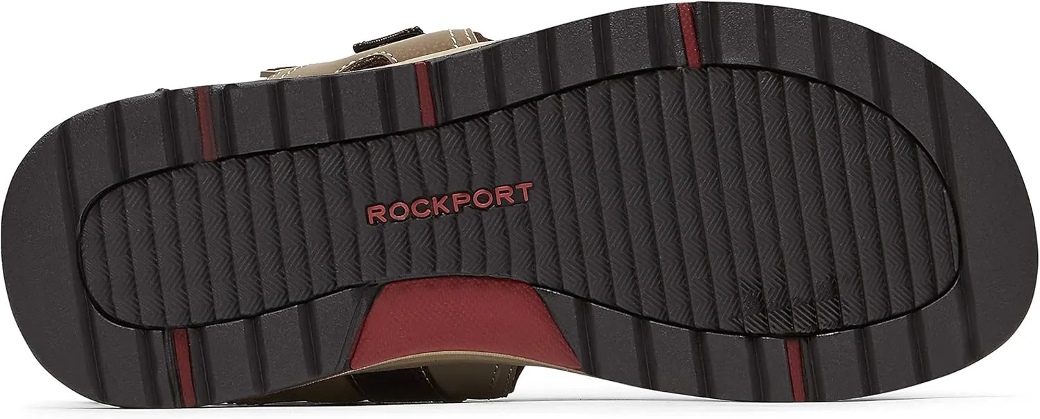 Rockport Men's Lucky Bay Sport 3 Strap Sandal