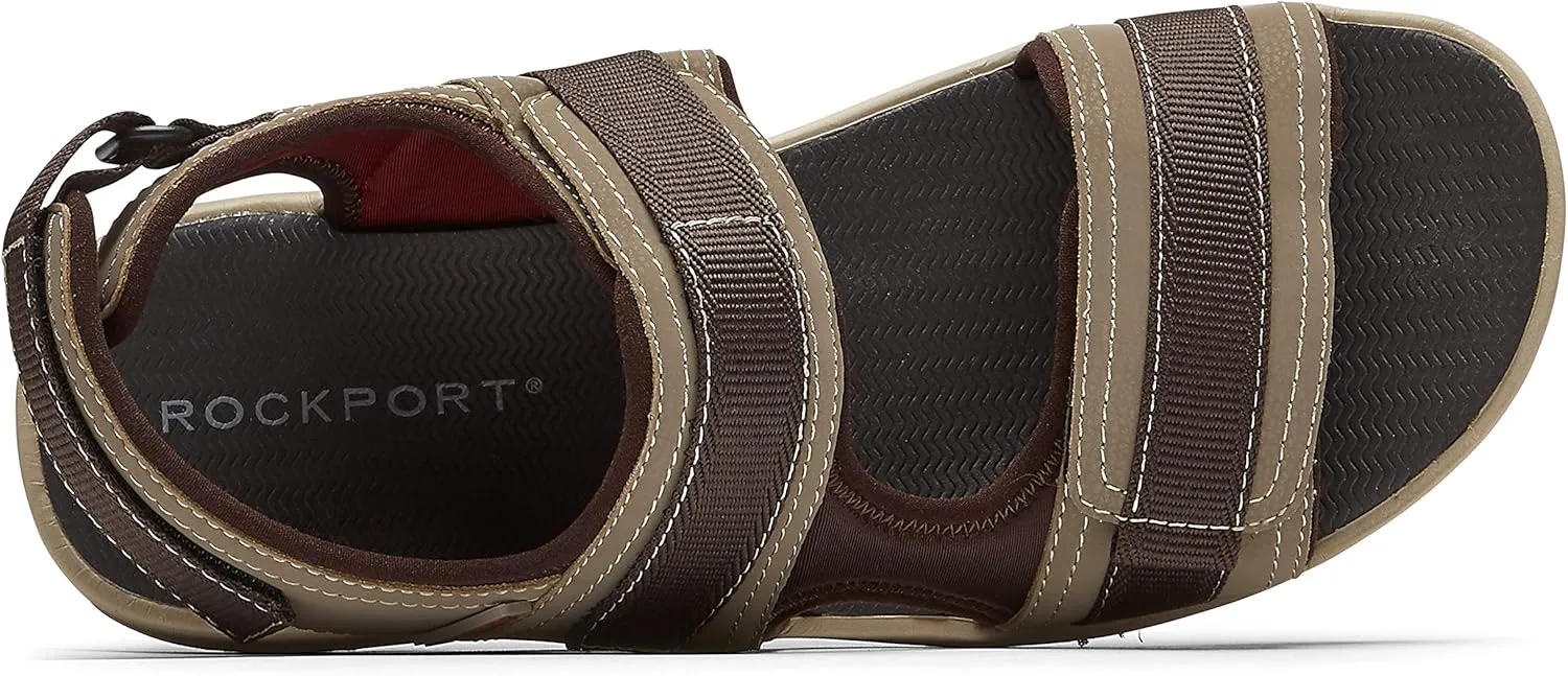 Rockport Men's Lucky Bay Sport 3 Strap Sandal