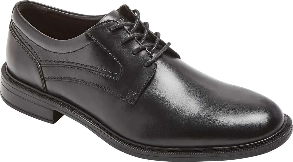 ROCKPORT Tanner Plain Toe Men's Black Oxfords 7W