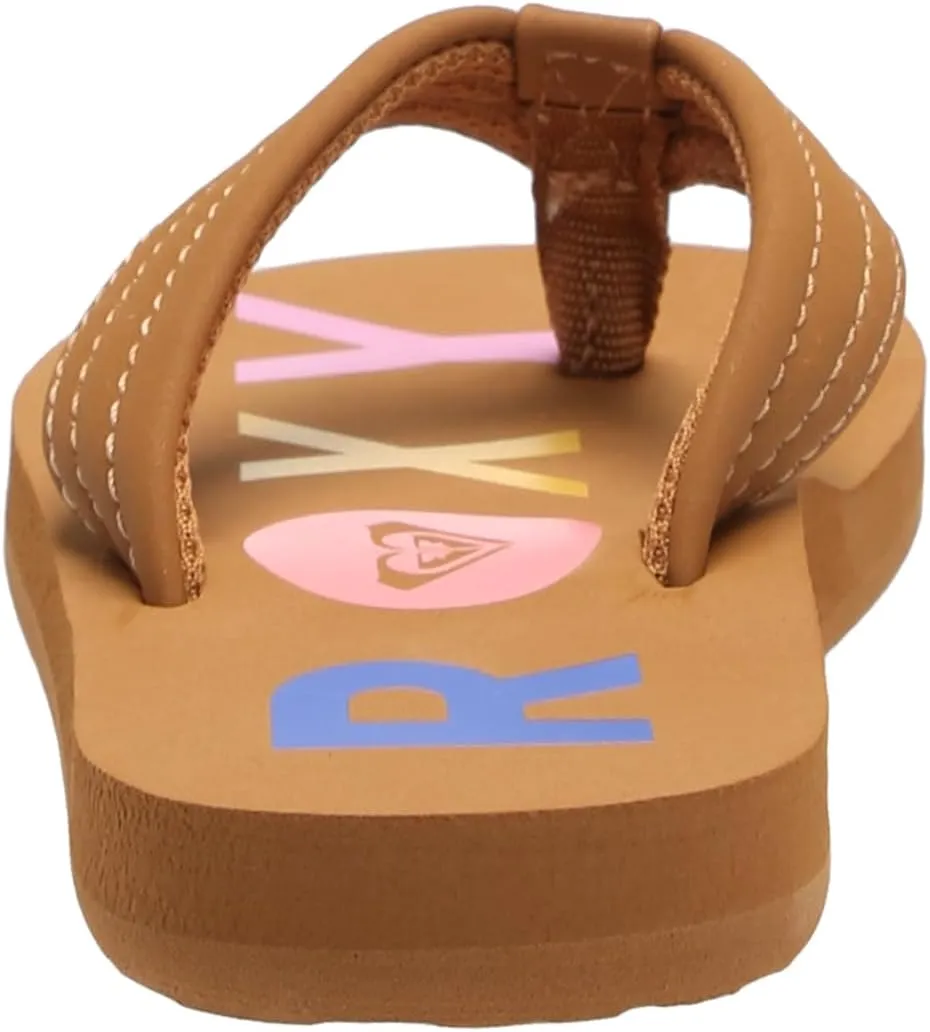 Roxy Girl's Vista Flip Flop Sandal