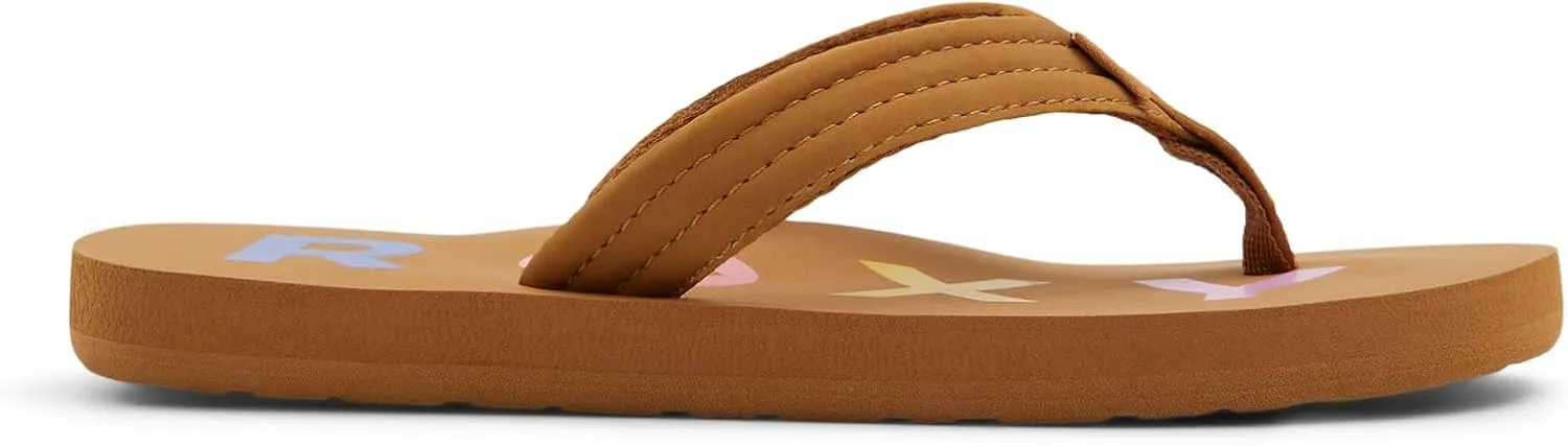 Roxy Girl's Vista Flip Flop Sandal