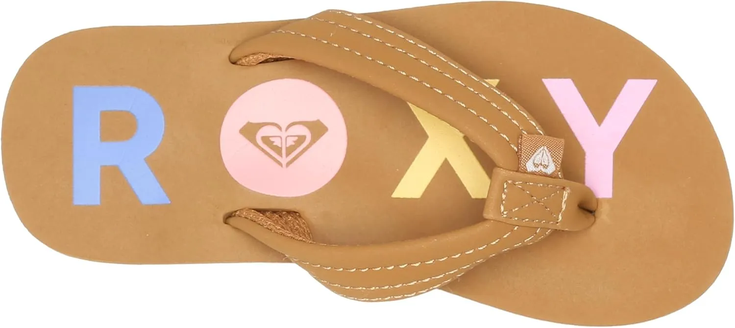 Roxy Girl's Vista Flip Flop Sandal