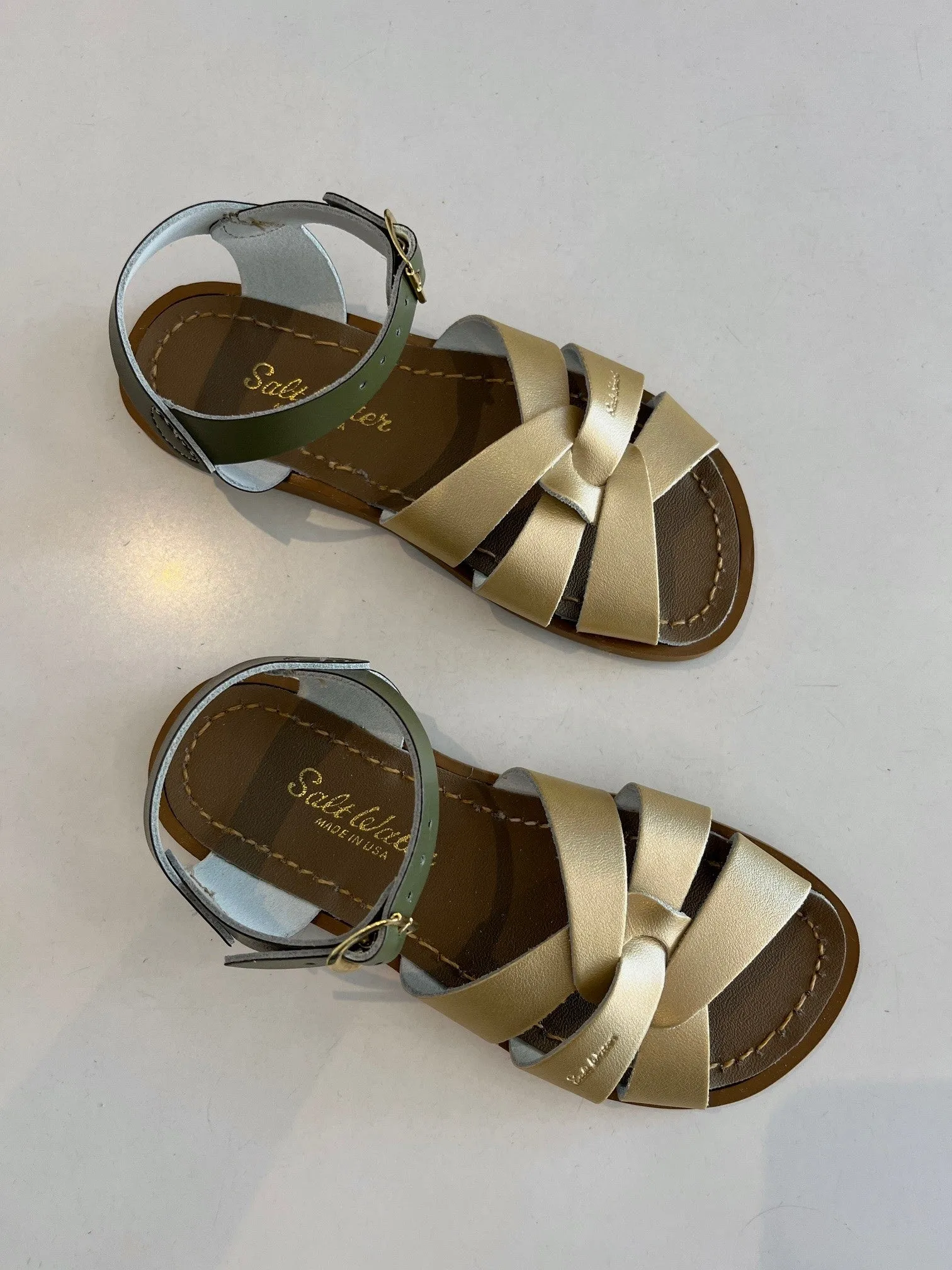 SALT WATER MASH UP KIDS - GOLD OLIVE