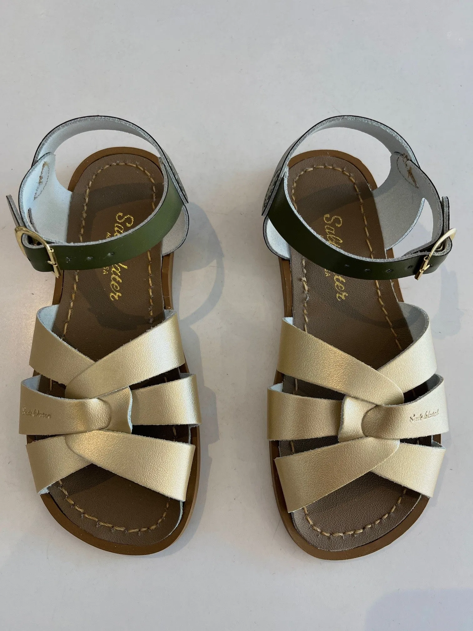 SALT WATER MASH UP KIDS - GOLD OLIVE